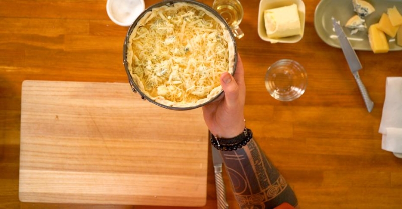 Четырежды сырный пирог