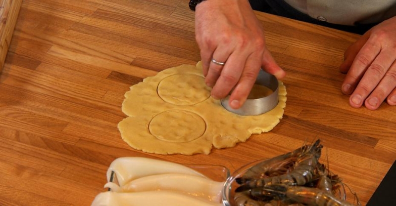 Корзиночки с лаймовым джемом