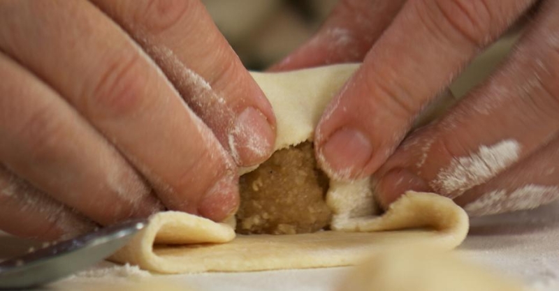 Трубочки с орехами