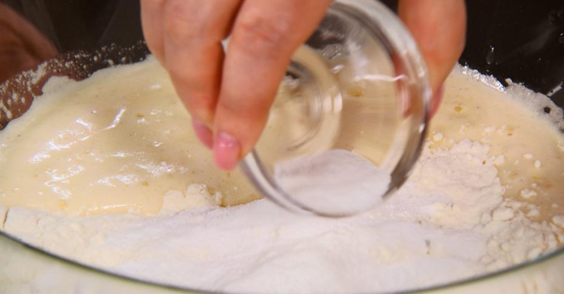 Лимонный кекс с маком