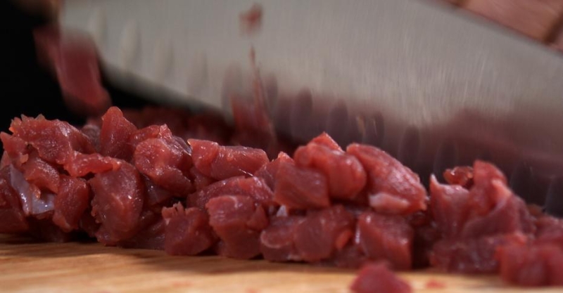 Самса с говядиной и курдюком