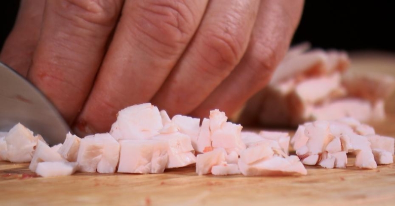 Самса с говядиной и курдюком