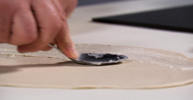 Самса с говядиной и курдюком