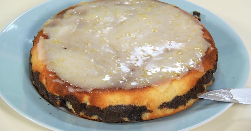 Лимонный кекс с маком