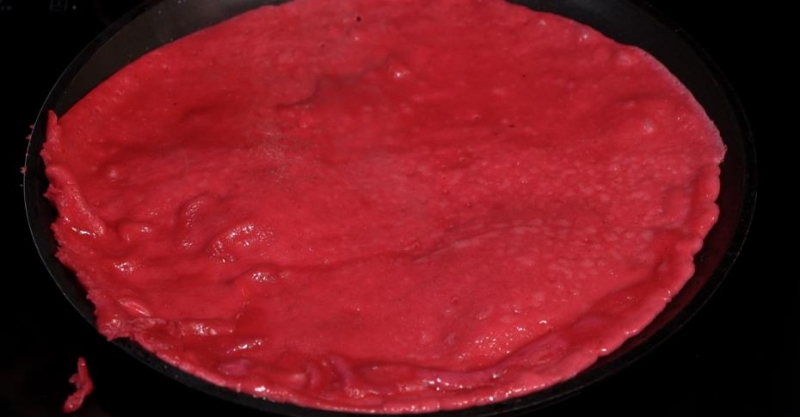 Блинчики со свекольным соком