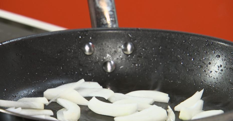 Тарт фламбе с лисичками