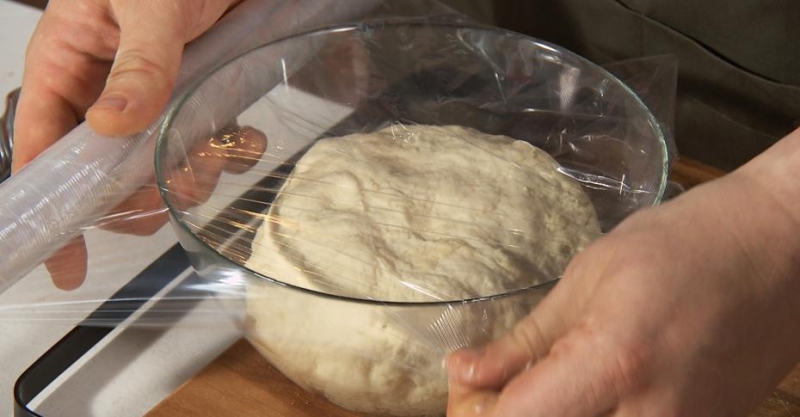 Тарт фламбе с лисичками