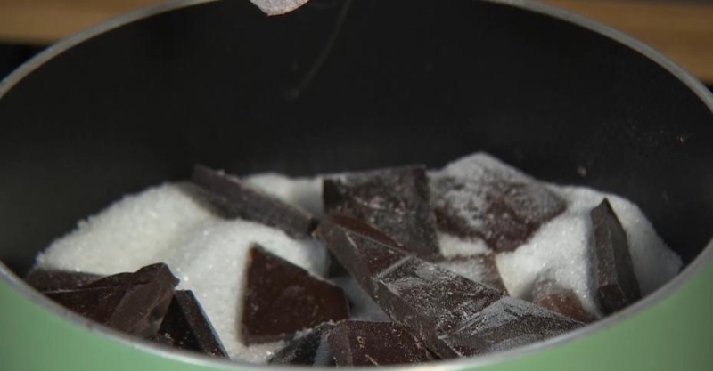 Брауни со сливочной прослойкой