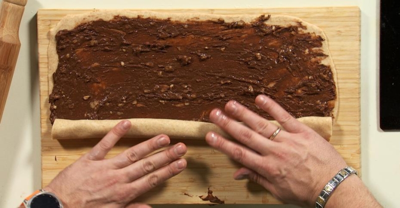 Булочки с корицей и бананом