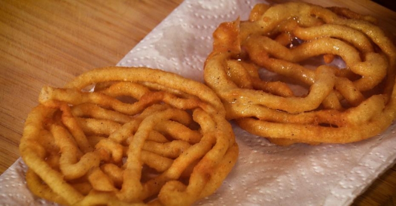 Вафли со взбитыми сливками