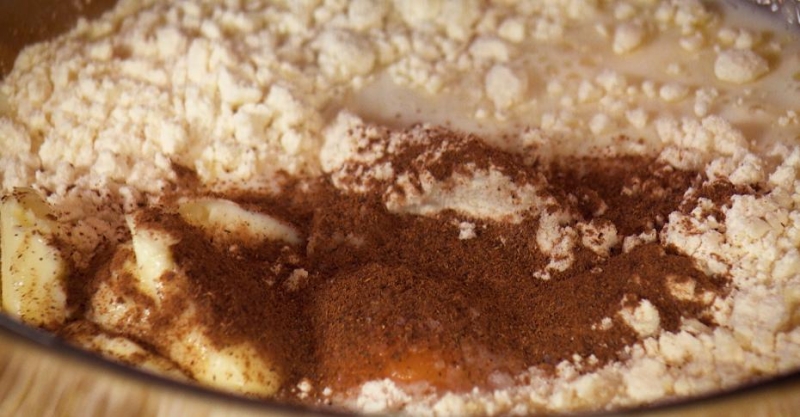 Вафли со взбитыми сливками