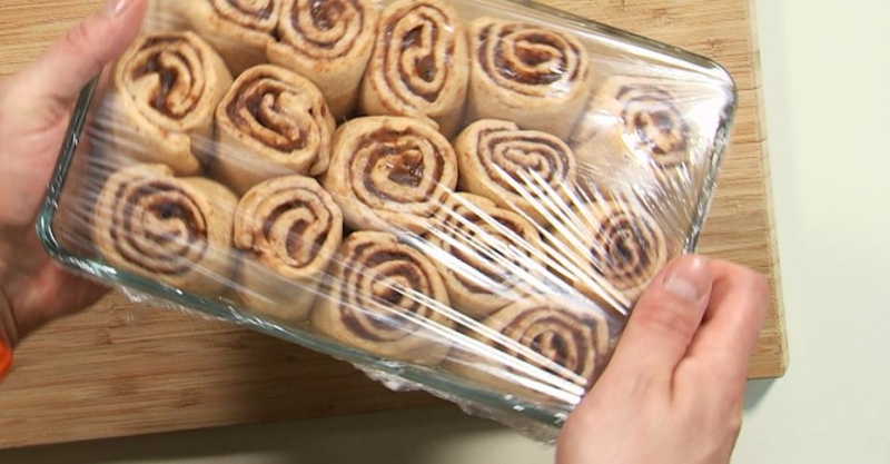 Булочки с корицей и бананом