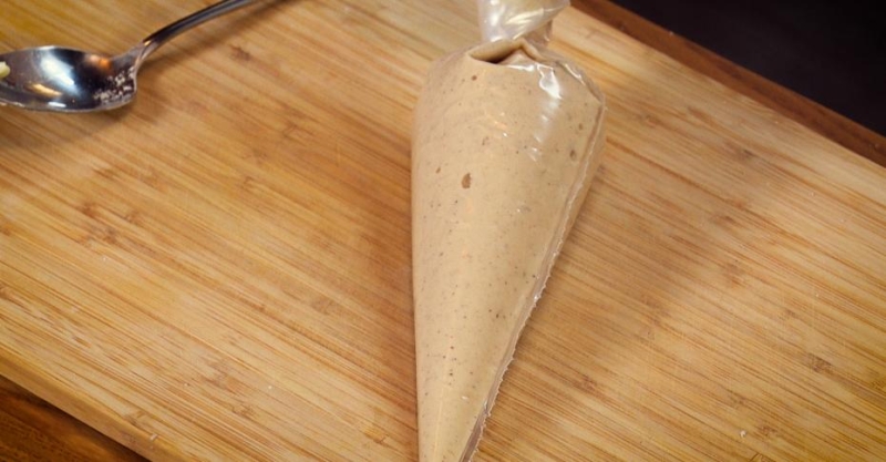 Вафли со взбитыми сливками