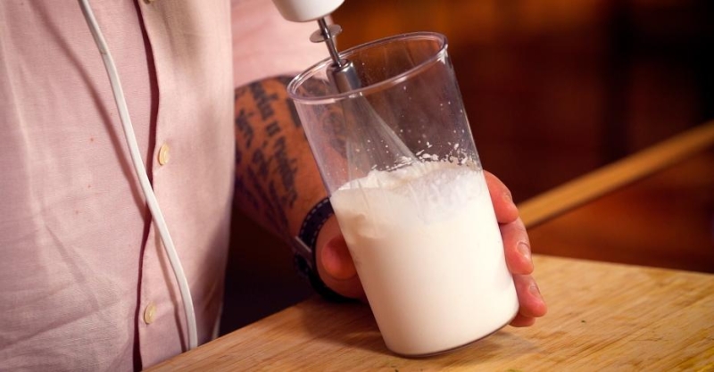 Вафли со взбитыми сливками