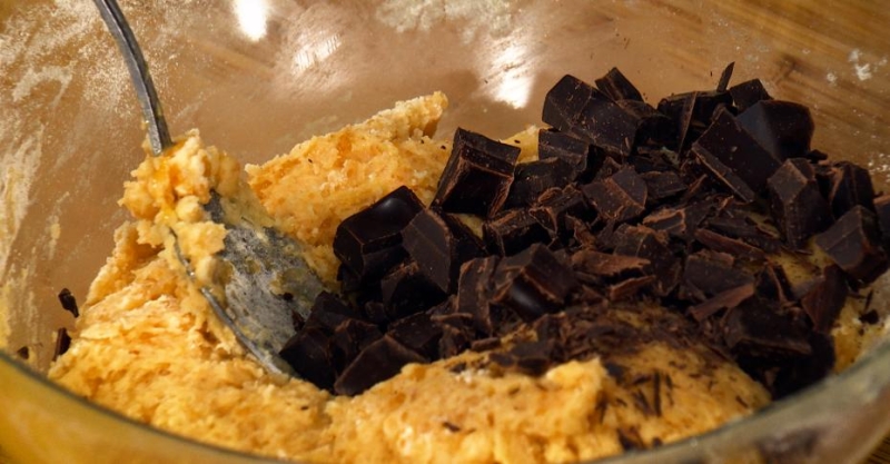 Печенье с шоколадом