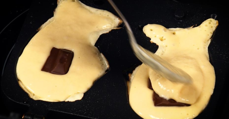 Тайяки с шоколадом