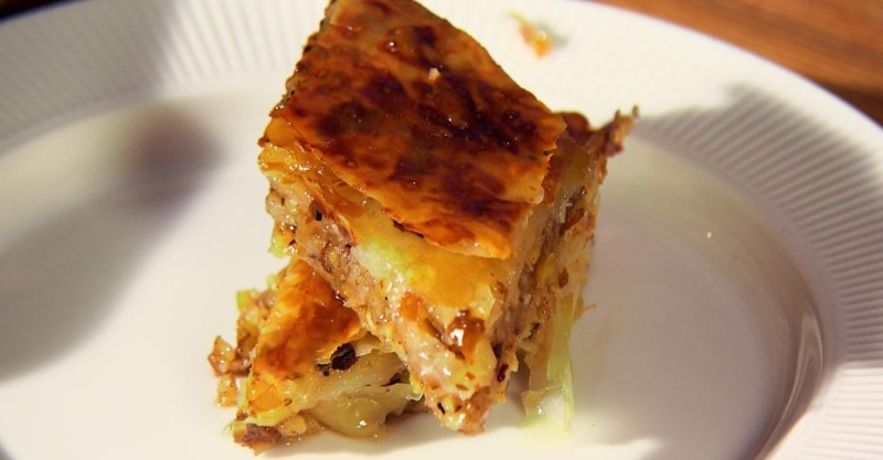 Пахлава с фундуком и грецкими орехами