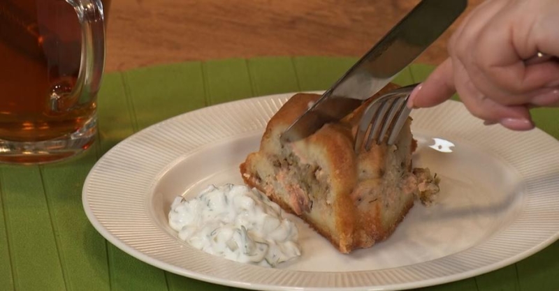 Ленивая кулебяка