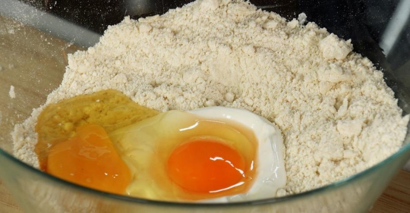 Сливочный пирог с капустой
