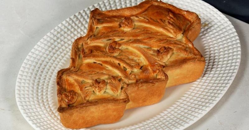 Сливочный пирог с капустой